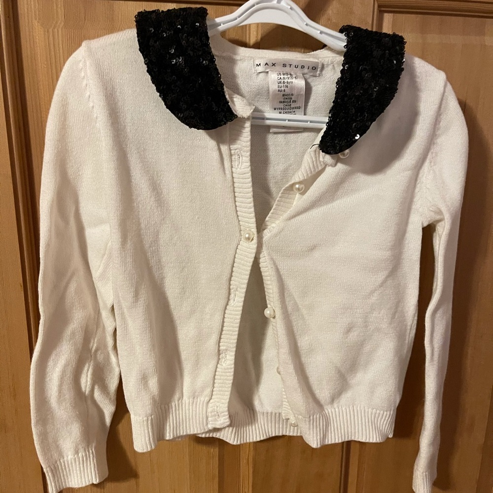 White jacket with sequins